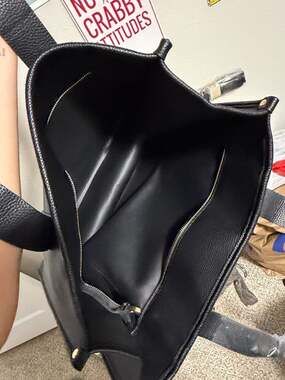 Marc Jacobs The Leather Tote Bag Black Medium